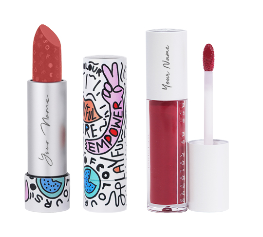 Custom Lipstick 1 + Lip Gloss