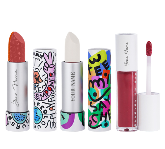 Custom Lipstick 3 + Lip Balm + Lip Gloss